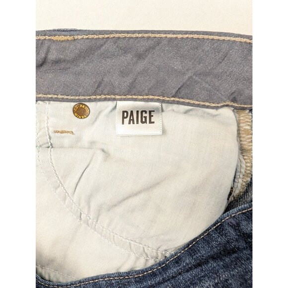 Paige Jeans Women's Size 24 Blue Jimmy Jimmy Skinny Dark Wash - Picture 10 of 11